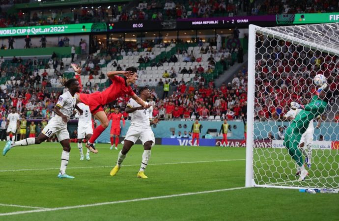 كأس العالم.. غانا تفوز على كوريا الجنوبية في مباراة مجنونة