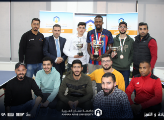 بطولة تنس الطاولة لطلبة جامعة عمان العربية