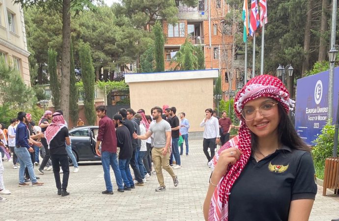 الطلبه الاردنيون في الجامعات الجورجية يحتفلون بعيد الاستقلال وزواج الامير حسين