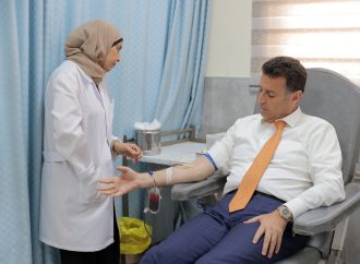 الصفدي يرعى حملة وطنية للتبرع بالدم لغزة