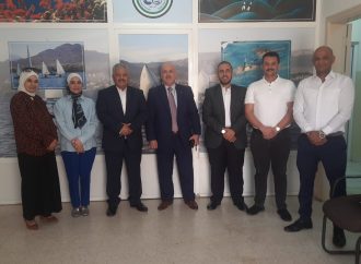 رئيس الاتحاد الملكي الأردني للرياضات البحرية  يستقبل الأستاذ عمر الدباس