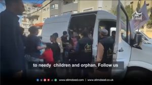 منظمة الامداد فاونديشن برفقة اطفال غزة يحتفلون بالعيد ٢٠٢٤ رغم الالم والدمار
